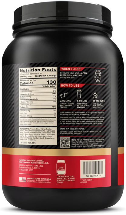 GOLD STANDARD 100% WHEY™